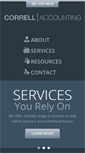 Mobile Screenshot of correllaccounting.com