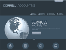 Tablet Screenshot of correllaccounting.com